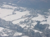 Village de Margain sous la neige